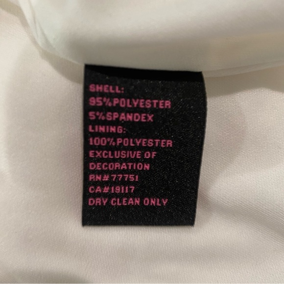 NWT RARE BETSEY JOHNSON RUFFLE & TWINKLE CREAM SEQUIN MAXI DRESS GOWN SIZE LARGE - Picture 10 of 10